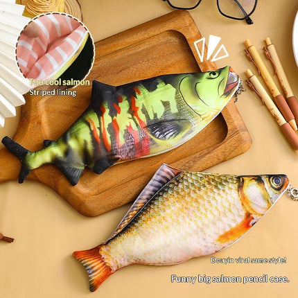 Creative And Quirky Fish Shaped Pencil Case