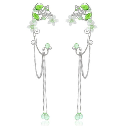 Cross-border New Arrival No Piercing European And American Creative Hand Weaving Earrings