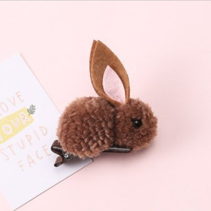 Cute three-dimensional bunny rubber band