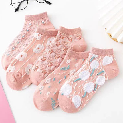 Women's Autumn And Winter Style Low-top Spring And Autumn Socks