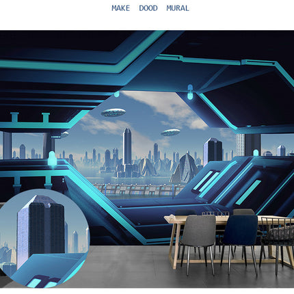 3D Spaceship Space Capsule Wallpaper