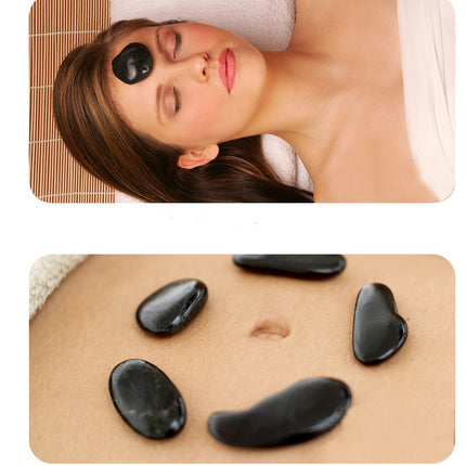 Beauty SPA Health Massage Energy Stone Natural Volcanic Hot Stone Back Essential Oil Massage Hot Stone