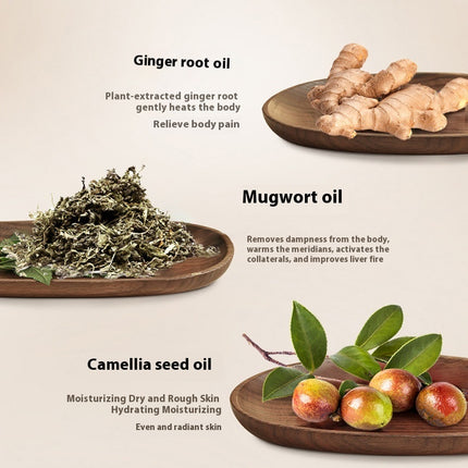 Massage Essential Oil Whole Body Use Meridian Scraping Massage