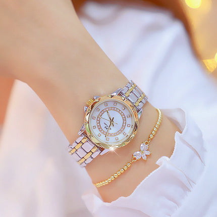 Linked watch full diamond female watch