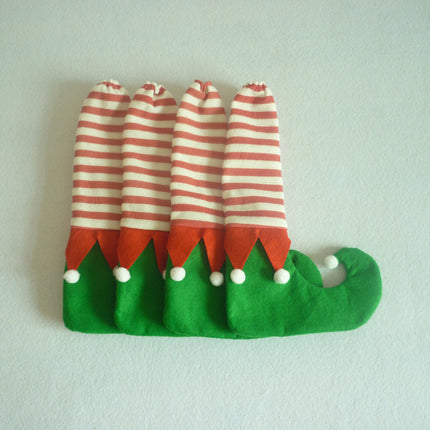 Elastic Elves Chair Legs Feet Cover Non-slip Chair Foot Cover Ornament Decoration