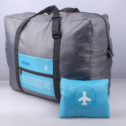 Large Capacity Foldable Travel Bag Nylon Waterproof Gym Duffel Bag Folding Traveling Clothes Storage Organizer
