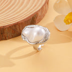 07 White K Ring