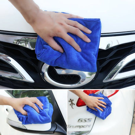 Usine en gros logo personnalisé 420g microfibre 30 * 70 épaissi absorbant lavage de voiture essuyer la serviette de voiture