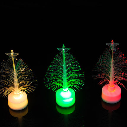 LED Fiber Optic Night Light Colourful Changing Lamp Multi-Color Christmas Tree Star Decoration Home Party Gift