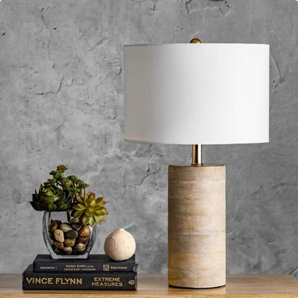 Retro Eenvoudige Dekoratiewe Massiewe Hout Kreatiewe Lampe