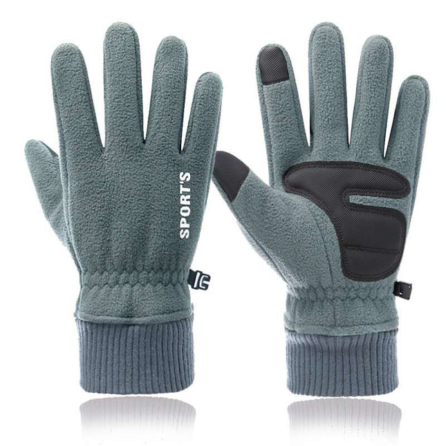 Men's Winter Polar Fleece Plus Fleece Warm Gloves