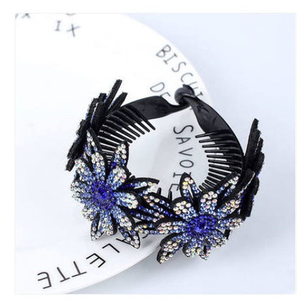 Strass Blom Plaat Haarrek