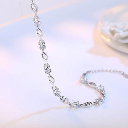 Diamond Crystal Love Bracelet