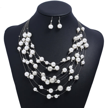 Meerlaagse pêrelketting-hangertjie