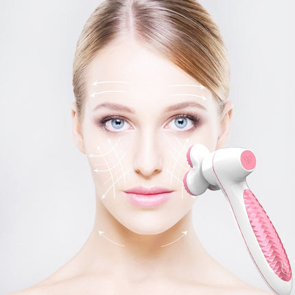 Three round 3D silicone cleansing instrument