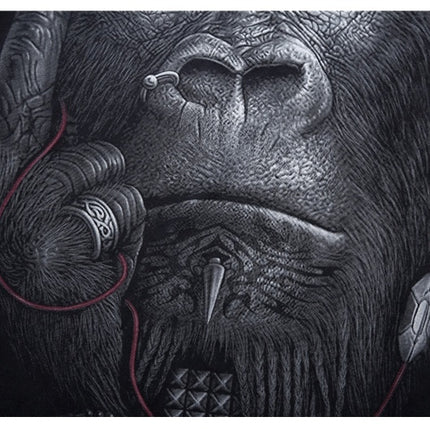 3D printed long-sleeved T-shirt men