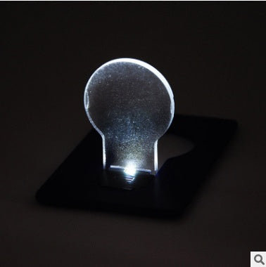 Portable LED card pocket light bulb