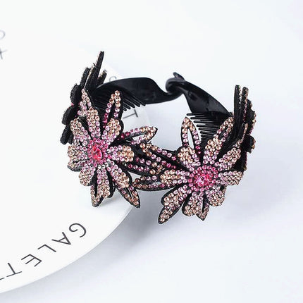 Strass Blom Plaat Haarrek
