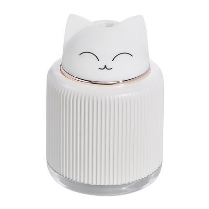 Ultrasoniese Lugbevochtiger vir Tuis Kantoor Spotprent Konyn 250ML USB Essensiële Olie Verstuiver LED Lig Lamp
