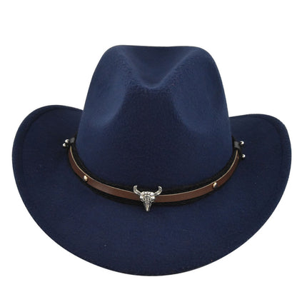 Cowhead Western Cowboy Hat Cornice