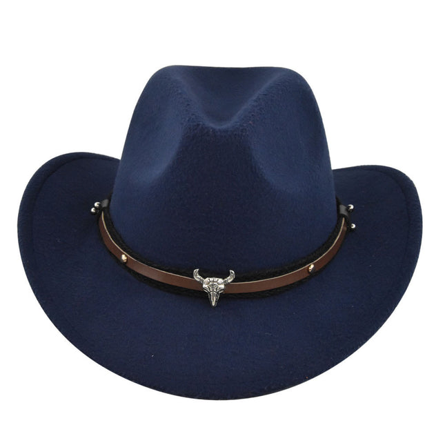Cowhead Western Cowboy Hat Cornice