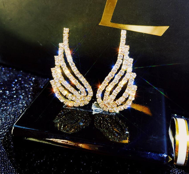 Angel wings earrings