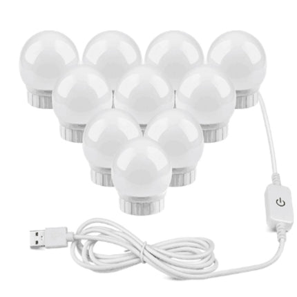USB Touch Switch LED Mirror Light Bulb