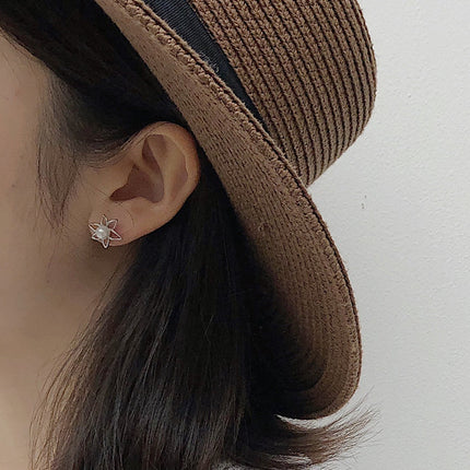 Blomkrale Hipo-allergene Wit Sampioen Studs