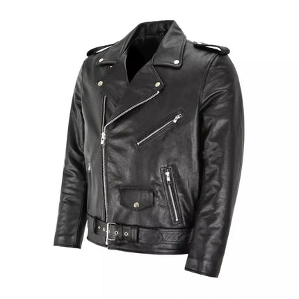Popular Motorcycle Leather Men's Leather Clothing