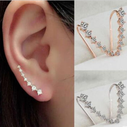 7 rhinestone stud earrings