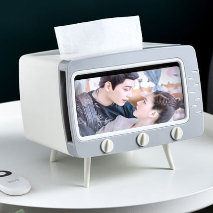 Creative Cute Cartoon Tissue Box Living Room Household Plastic Storage