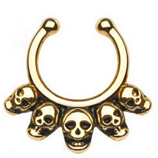 Stainless Steel Diamond C Rod Nose Ring