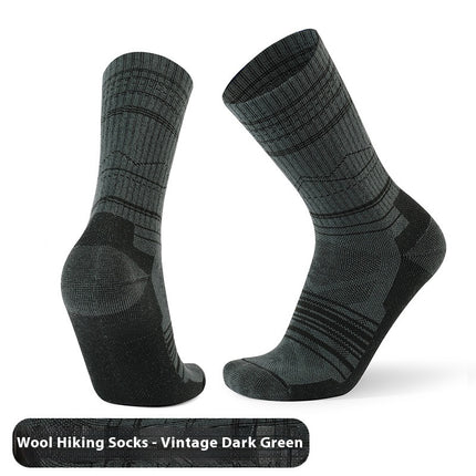 Men's And Women's Warm Wool Knee-high Sports Socks