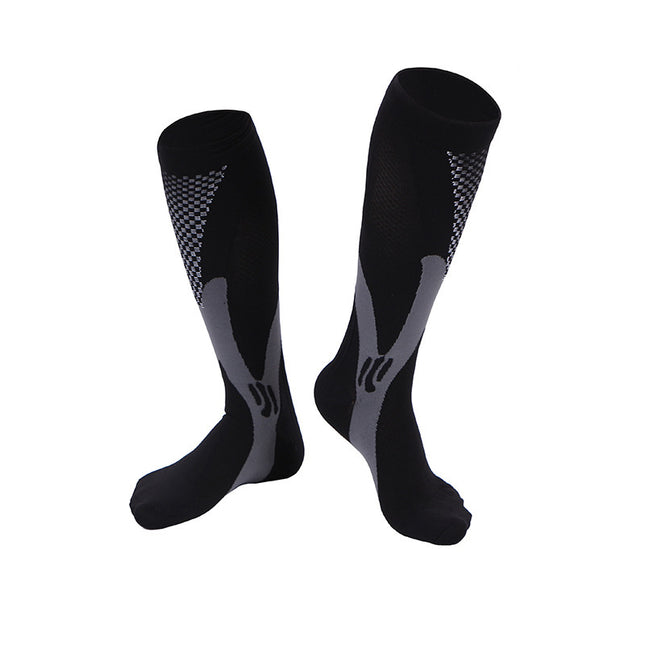 Nylon Men's And Women's Sports Muscle Strength Outdoor Football Compression Socks