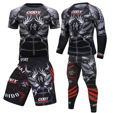 Free kick boxing and Sanda training suit
