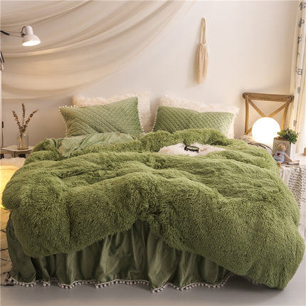 Koreaanse nerts fluweel warm beddegoed