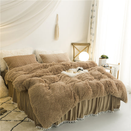 Koreaanse nerts fluweel warm beddegoed