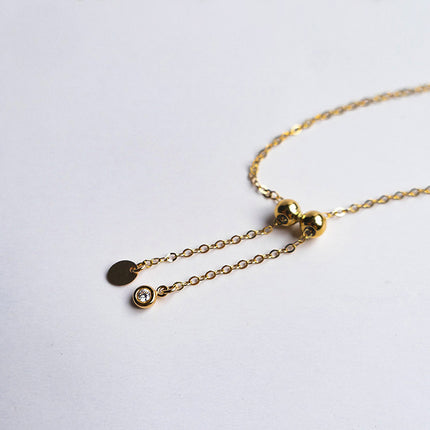 Seewater Pêrel Werklik Hennep Enkel 14K Goue Armband