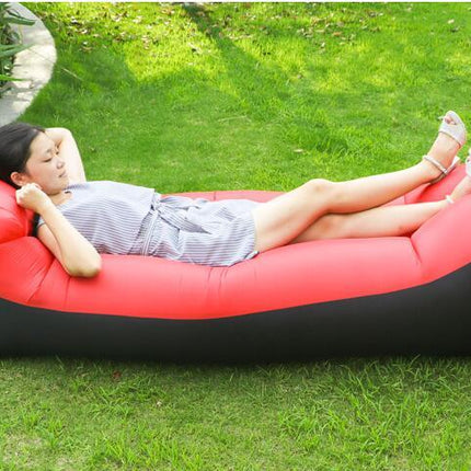 Outdoor Air Sofa Fast Inflatable Laybag Hangout Lounger Beach Air Bed Folding Sleeping Bag Lazy Sofa Lazy Air Sofa