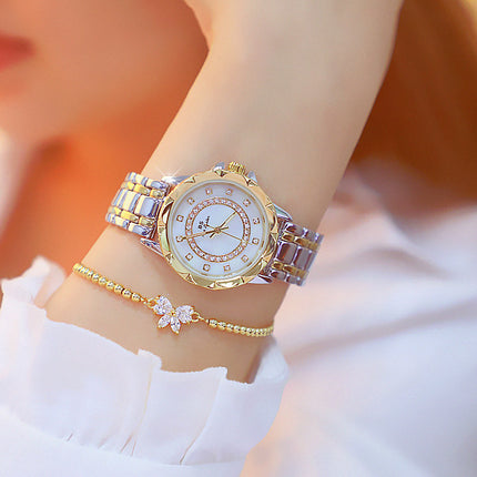 Linked watch full diamond female watch
