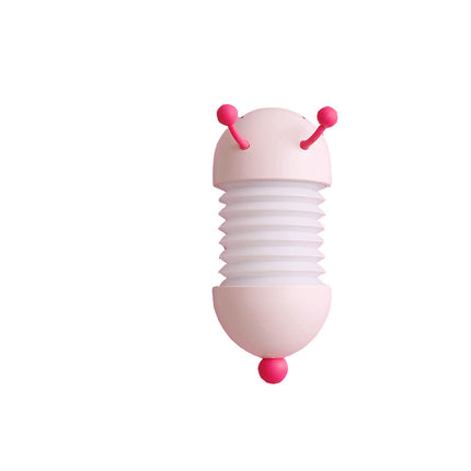Creative Caterpillar Night Light Bedside Lamp LED USB Charging Wall Lamp with Magnet Extendable Soft Bedroom Light