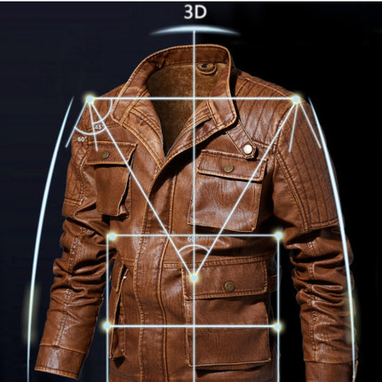New men's leather clothing