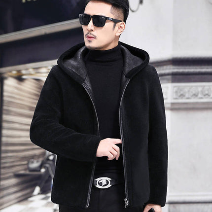 Sheep shearing jacket male double-sided