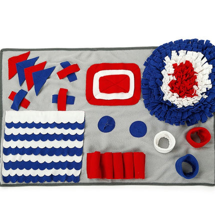 Pet Sniffing Pad Training Blanket Feeding Mat Dog Foraging Skills Toys Pet Activity Training Blanket