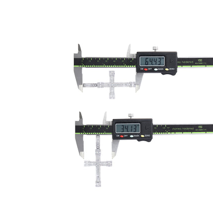 Gevestig Met Moissanite Van Topgehalte, Is Hierdie Luukse En Modieuse Ligte Luukse Tendens Juweliersware Halssnoer Hanger Gemaak Van S925 Silwer Elektroplateer Met Platinum