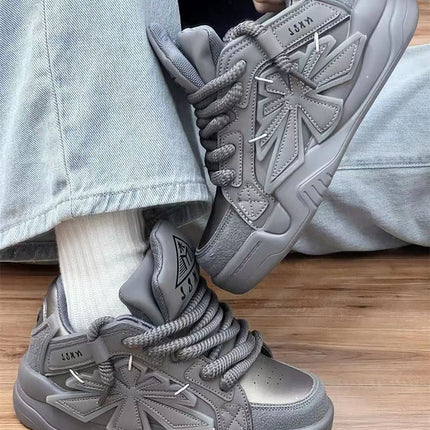 Niche Bread Korean Style Thick Bottom Heightened Daddy Shoes