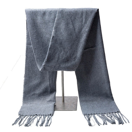 Men's Fashion Simple Thickened Imitation Cashmere Scarf
