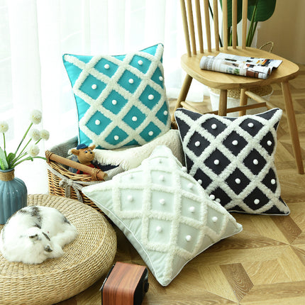 Kreatiewe Huis Bal Kussing Geknoopte Marokkaanse Kussing Elegante Kussingsloop