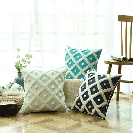 Kreatiewe Huis Bal Kussing Geknoopte Marokkaanse Kussing Elegante Kussingsloop