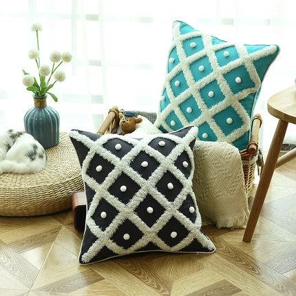 Kreatiewe Huis Bal Kussing Geknoopte Marokkaanse Kussing Elegante Kussingsloop